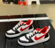 NIKE耐克 yykids COURT BOROUGH LOW (GS) 女童芝加哥低帮休闲运动鞋 DQ5354-161 37.5 实拍图