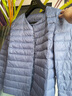 雅鹿羽绒服女轻薄短上衣2025秋冬季新款女士轻便外穿内胆保暖羽绒外套 雾霾蓝 2XL 【125-140斤】 实拍图
