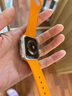 达梭适用苹果手表表带apple watch10/S9液态硅胶iwatchSE/7/8运动表带男女潮流创意ultra运动防水表链 经典-爱马橙 40/41/42mm（标准码） 实拍图