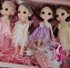 奥智嘉 换装娃娃礼盒儿童玩具女孩迷你公主洋娃娃过家家情人节礼物6只装 实拍图