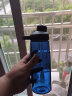 驼峰龙口直饮水壶户外运动健身便携学生塑料水杯子旅行牛津蓝750ML 实拍图