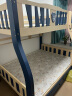 欧梵森（OUFANSEN）欧梵森 上下床实木美式高低床多功能儿童床成人双层子母床  直梯款（包安装） 上铺宽130下铺宽150 实拍图