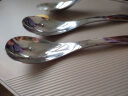 美厨（maxcook）304不锈钢汤勺汤匙 加大加厚勺子圆底餐勺饭勺汤勺三件套MCGC944 实拍图