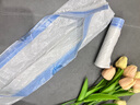 惠寻【已售20万销量】家用办公平口式抽绳式手提式彩色垃圾袋 1卷15只 平口款颜色随机45*50cm 实拍图