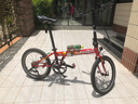 大行（DAHON） 顺丰发货折叠自行车20寸8级变速单车P8经典款KBC083 40周年红色【速联X7】 实拍图