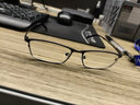 帕斯贝奇近视眼镜男纯钛超轻大脸眼镜架配度数变色散光蔡司旗下镜片眼睛框 均码-黑色 镜架+1.60防蓝光非球面镜片 实拍图