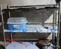 艾维曼置物架不锈钢货架层架厨房收纳架落地多层微波炉架子家用储物架 升级版加厚 长120宽45高150四层带围栏 实拍图