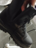卡帝乐鳄鱼（CARTELO）马丁靴男款秋冬季2025工装靴子男厚底皮靴高帮男靴作战靴 黑色 42 实拍图