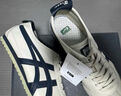Onitsuka Tiger鬼塚虎经典男女鞋复古运动休闲鞋MEXICO 66™ 米灰色/藏青色 40 实拍图