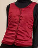 金三塔商场同款金三塔保暖内衣女绗缝冬保暖背心马甲上装 圆领-酒红 L 实拍图
