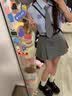 玛娇媚（Majiaomei）学院风连衣裙套装女装2026年新款夏装小个子穿搭衬衣jk制服裙子女 上衣（领带）+百褶裙 M 实拍图