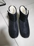 欧牧盾加绒男靴棉靴东北老铁加厚雪地靴魔术贴大码牛津布防水溅高帮保暖 黑色 44 实拍图