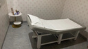 萌海豚 按摩床美容床美容院专用中医推拿床家用理疗床带洞纹绣美体采耳 铁架8cm腿【灰色皮革】长190宽80 实拍图