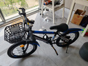 百士盾儿童自行车山地单车6-16岁以上学生减震双碟刹越野中小男女孩赛车 旗舰版7速【辐条轮】黑蓝色 18寸丨适身高115-135丨 实拍图