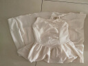 乐芬兰（LeFenLan）连衣裙女装2024夏季新款法式海边仙女森系小个子白色吊带长裙子 长款 L 晒单实拍图