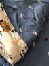 南极人（NanJiren）水洗棉床上四件套纯色夏季婴儿裸睡床单被套被罩宿舍单人床品套件 双拼-深灰+浅灰【可裸睡】 1.5床单款四件套（被套150x200） 实拍图