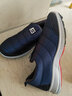 红青百年休闲鞋男冬款加绒棉鞋一脚蹬中老年软底防滑健步鞋男女旅游户外鞋 蓝色(男款) 41 实拍图