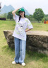 格逻依（GELUOYI） 短袖t恤女2025夏季新款韩版宽松中长款设计感百搭学生衣服女装 黑色 L 【建议115-135斤】 实拍图