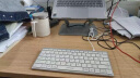 双飞燕（A4TECH）FX51 有线小键盘轻音笔记本电脑办公打字专用便携短款78键 飞时代剪刀脚键盘 白色 实拍图