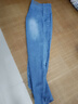 天丝牛仔裤男2025夏季薄款冰丝凉感直筒修身小脚裤弹力休闲长裤子 蓝色 31 【120-130斤】 实拍图