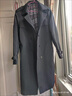 皮尔卡丹（pierre cardin）轻奢高档精品秋季男士风衣中长款中年商务过膝外套双排扣大衣外套 HF27-6069长款/藏青色 XL 180(141-155斤穿) 实拍图