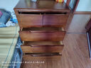 至豪全实木斗柜卧室现代简约五斗橱客厅家用新中式储物收纳六斗柜爆款 五斗【胡桃色】正70*侧45*高86cm[整装发货-免安装] 实拍图