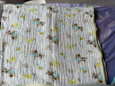 洁丽雅婴儿纱布浴巾儿童纯棉浴巾吸水柔软洗澡大毛巾新生包巾宝宝用品 【推荐】奶牛6层 105*105cm 实拍图
