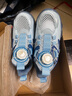 鸿星童男童鞋夏季网面透气网鞋新款儿童运动鞋单网旋纽扣男孩童鞋 S2027浅蓝 37 实拍图