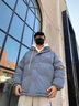 NASALIKE面包服两面穿棉衣男韩版潮流立领棉衣冬季ins加厚棉服外套棉袄潮 1688假两件棉衣蓝色 XL 实拍图