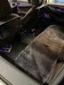 迪加伦 澳洲羊毛汽车坐垫 冬季毛绒汽车坐垫 羊皮毛一体 沙发座椅垫 车载车用坐垫 全车三件套-炭黑色 实拍图