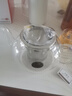 雅风不锈钢过滤网加厚耐热玻璃茶水分离泡茶壶电陶炉加热玻璃茶具 单壶 600ml 实拍图