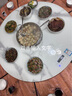 康佳（KONKA）康佳火锅暖菜板饭菜保温板家用热菜板圆形可旋转智能餐桌加热神器 100CM【电磁炉火锅款】白色大理石纹+电动旋转 实拍图