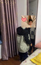 雪中飞【一衣三穿】儿童羽绒服男童三合一外套撞色拼接女童印花羽绒服冬 云灰绿 140 实拍图
