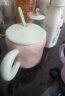 onlycook创意可爱陶瓷马克杯带盖勺高颜值少女花朵喝水杯套装杯子 粉色/个 晒单实拍图