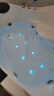 摩恩阳光系列家用扇形三角浴缸冲浪按摩恒温加热双人独立式亚克力玻璃泡池 恒温冲浪按摩+气泡彩灯+臭氧 1.5m 晒单实拍图
