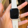 MSSM 适用苹果手表保护壳Apple iwatch s9/8/SE边框硬壳防摔防刮半包保护壳S6/5/4/SE·40mm 星光+透明  实拍图