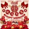 烟雨集婚房装饰布置长条喜字婚礼求婚表白结婚用品2条6连喜送点胶 实拍图