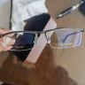 雷蒙迪克(RAYMDIC)眼镜框男近视眼镜男半框纯钛光学架轻商务钛架 R6005 Col.2 哑枪色 实拍图