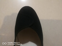 阁彪护士鞋女白色老北京布鞋坡跟医院美容院小白鞋牛筋底工作休闲单鞋 黑色 37 实拍图