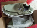 老北京布鞋男透气软底一脚蹬懒人鞋防滑工作鞋休闲潮流百搭帆布鞋 绿色 尺码偏小拍大一码 42 实拍图