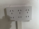 正泰（CHNT） 明装开关插座 无边框大面板电工底盒线盒开关盒 五孔 1H白色 十五孔10A 实拍图