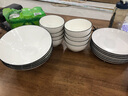 康琴（KANGQIN） 北欧日式简约餐具碗碟套装碗盘碟套装家用面碗筷盘子家用微波炉 6个8英寸圆盘 6件套 实拍图