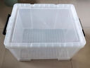 禧天龙直角加厚收纳箱大号透明抗压衣物收纳整理箱储物箱水产养殖箱 96升【72x49.2x38.4厘米】 【三个装】 出口优品 实拍图