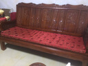 凯比特红木沙发坐垫中式家具罗汉床椅垫海绵防滑实木沙发垫套中国风加厚 石榴花纯色 坐垫定制 实拍图