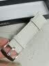watchbond适用华为gt7手表带gt6表带watch4pro升级款真皮buds2/gt6pro/watch5/gt5小牛皮gt4/3男士表腕带 【官方同款真皮】鼓身尖尾-白色 【46/48表盘】 实拍图