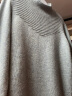 珍贝女装半高领加厚纯羊绒衫商场同款保暖针织毛衣8593 薄雾兰 XL/(110码) 晒单实拍图
