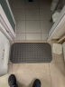 富居pvc吸盘地垫 浴室淋浴间隔凉防水防滑 71*36cm空灵灰 实拍图