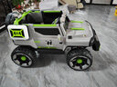 小童鞋【升级500】儿童电动车四轮越野汽车可坐大人双人摇控宝宝玩具车 升级500顶配灰12v15电+皮椅+软胎 实拍图