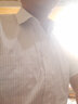 杉杉（FIRS）衬衫男士夏季商务莫代尔桑蚕丝短袖衬衣弹力免烫衬衫 D19106  39  实拍图