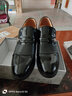 觅艳男士商务正装内增高皮鞋男透气韩版真皮休闲英伦男鞋子青年结婚鞋 黑色（增高款6CM） 42 实拍图